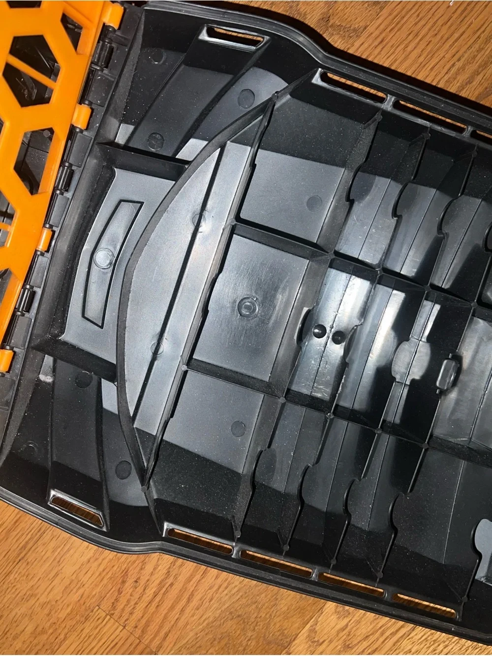 Hot Wheels Car Carrier Holds 100 Cars - Rolling Case – Orange and Black